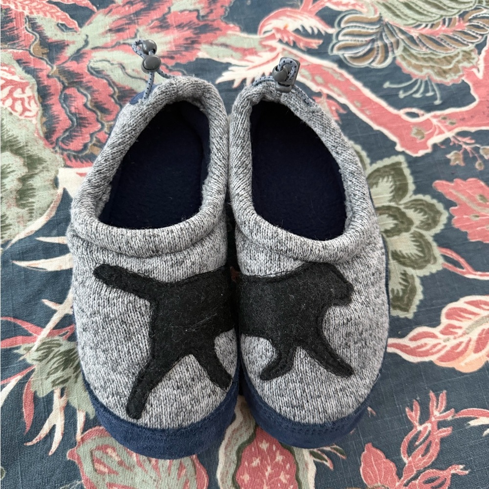 Boys’ LL Bean slippers with dog
